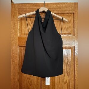 NWT A&F Cowl/High Neck Halter Top